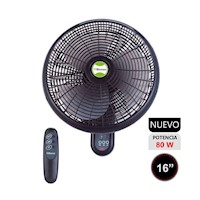 Ventilador De Pared Bossko Bk-8210Dp 80W Control Remoto